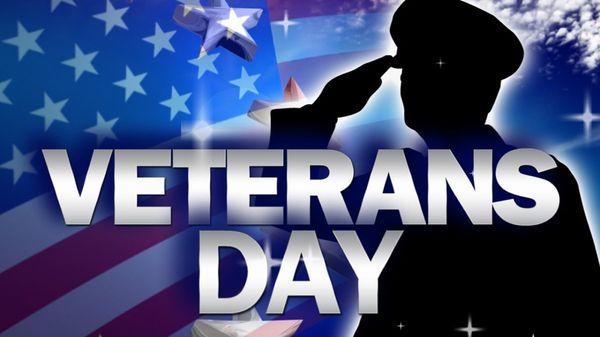 In honor of Veterans Day our Southfield location will be closed Monday, November 11, 2019