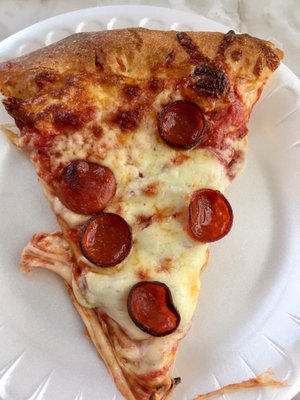 Pretty tasty slices. Tomato, semi sweet sauce.