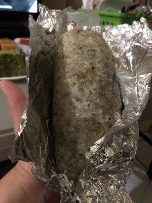 3/12/22 look at this huge monstrosity, my carne asada burrito