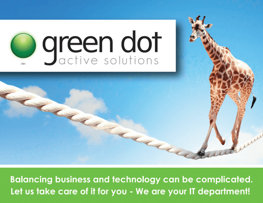 Green Dot Active IT Solutions, We Are Your IT Department. 412.844.7336x3, Info@GreenDotActive.com