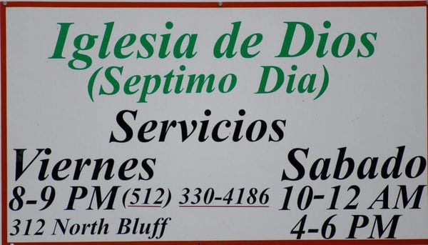 Iglesia de Dios Séptimo Día Eva