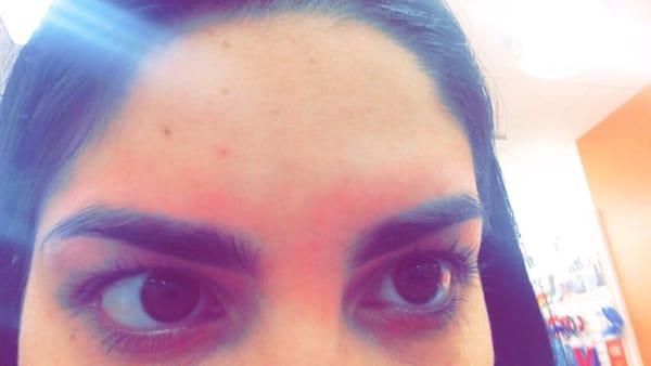 The girl who did them, Ana, did I really good job. I'm def going to go back. I love my eyebrows!