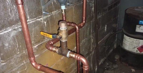 photo of an emergency plumbing site in Lubbock, TX