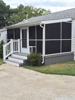 Screened porch