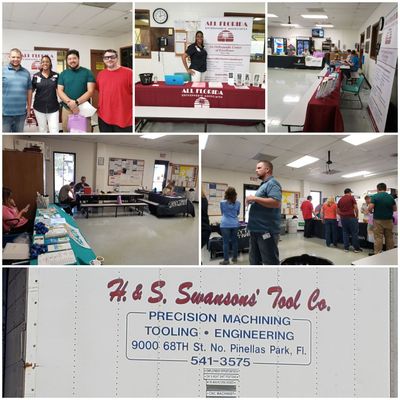 H&S Tool company employee health fair.