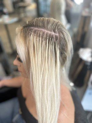 Keratin hair extensions