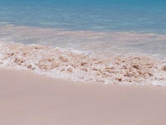 Pink sand