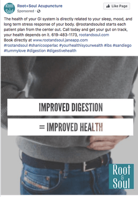 Digestion is at the core of many chronic conditions and is always addressed at Root & Soul