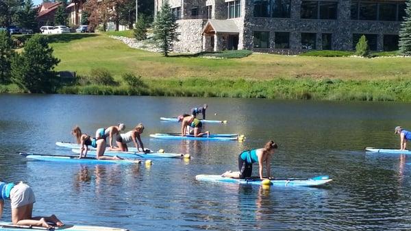 SUP Yoga on Buchanan Ponds