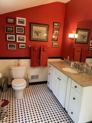 We cleaned this bathroom