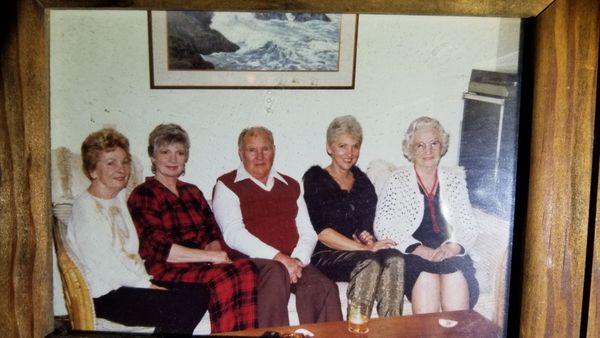 From left: Violet, Marion, Ralph, Kathy and Mama Pearl