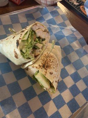 Chicken Caesar wrap