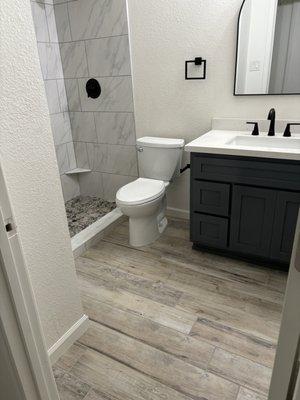 Beautiful bathroom remodl