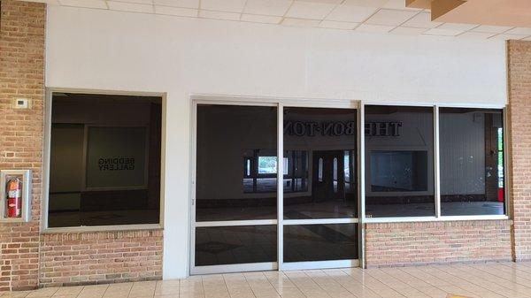 Vacant storefront.