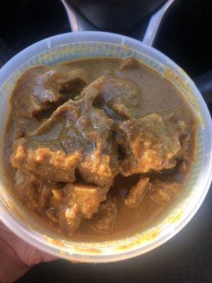 Bowl of Curry Goat... $8