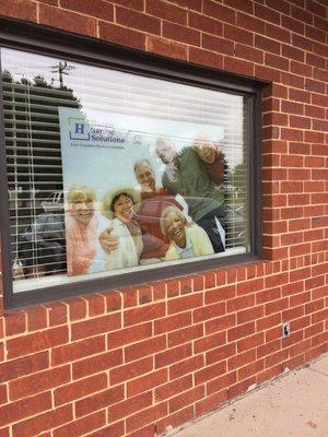 Front Window of our Burlington Office