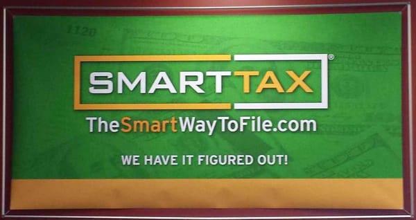 Smart Tax poster in office