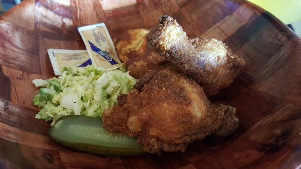 Buttermilk brined fried chicken