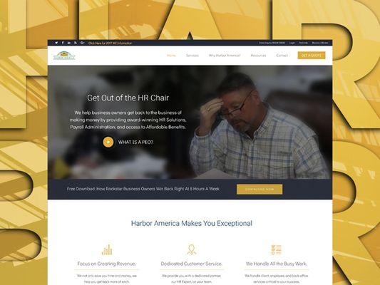 Harbor America Website Design