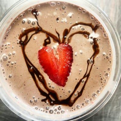 Chocolate Covered Strawberry Milkshake