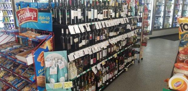 Wine Assortment is fantastic, sparkling, champagne, Back Pack wine (canned wine) and more!