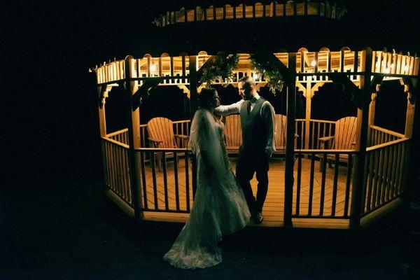 Shalom Acres Country Lake-side Gazebo Wedding and Party Venue Celebration Location.