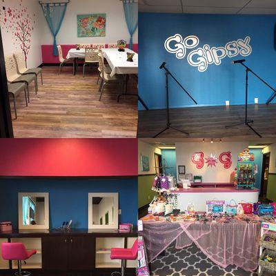 A look at our glam room, karaoke room, and party room!