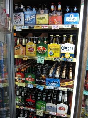 Ridiculous selection of beer, liquor, wine, tobacco, etc. As of April 2012. Updated photos will be added soon.