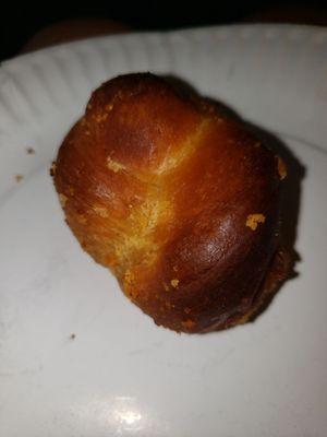 Burned garlic knot