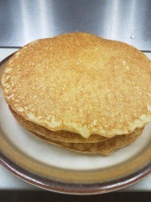 Plate sized pancakes