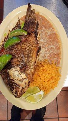 Mojarra frita