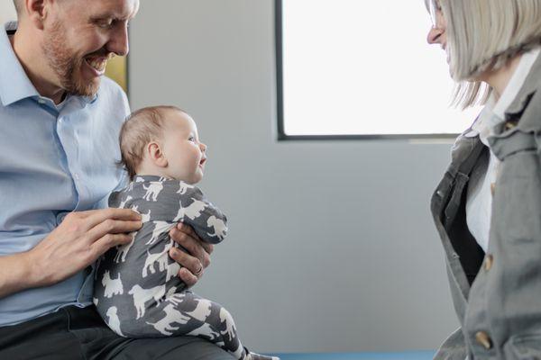 babies are often seen by a chiropractor for concerns such as colic and tortocolis