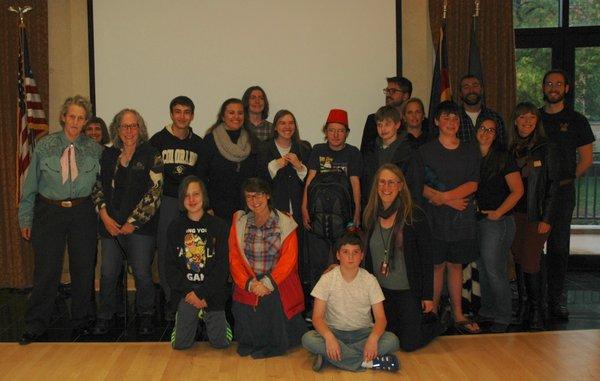 Dr. Temple Grandin, TGS Students and Staff