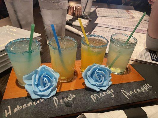 $26 margarita flight