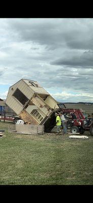 Playhouse falling down