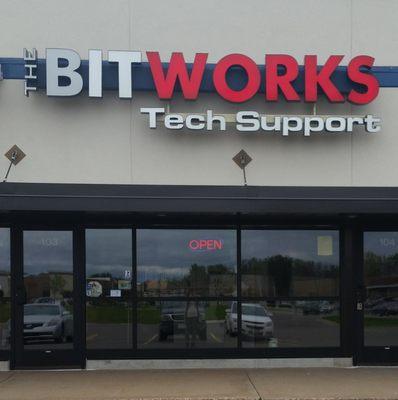 The Bitworks Forest Lake MN location is found in the Northland Plaza on Lake Street