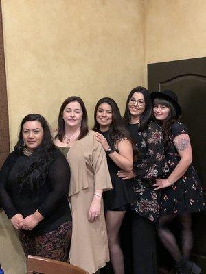 Erika, Jolene, Cassandra, Cori & Raquel