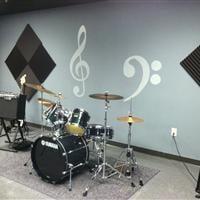 Rehearsal space at Ballantyne School of Music - Arts Center studio