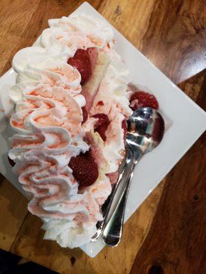 Delicious strawberry shortcake