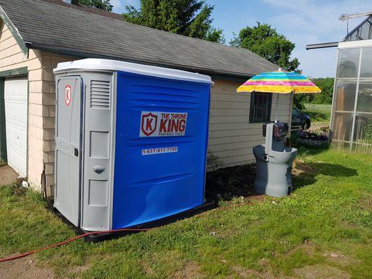 Nice,clean and good look, Lets make your party even better with The Throne King Portable Toilets