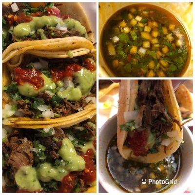 Birria Tacos with Consommé for dunking! Yay! 3-13-2021