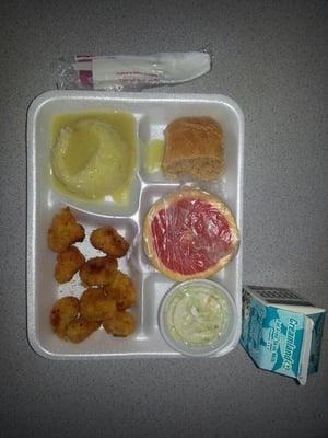 This was lunch served on March 28, 2013.