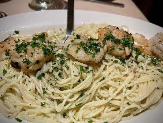 linguini and shrimp