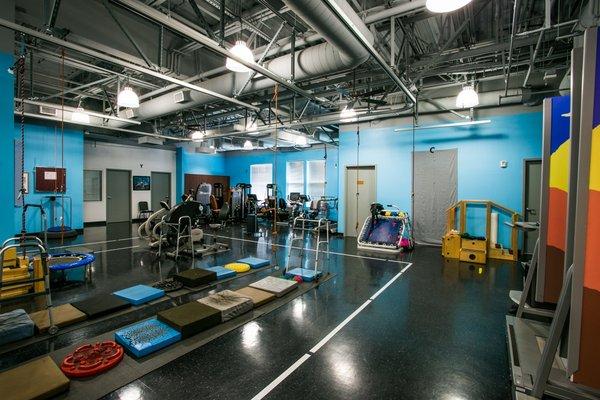 Main therapy gym floor