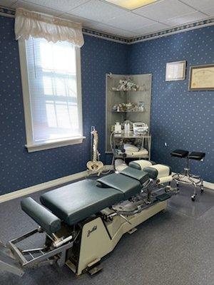 One of our three treatment rooms ready to help you to feel your best self.