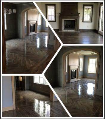 Refinishing hardwood floor beverly hills