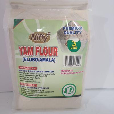 100% Yam Flour for meal