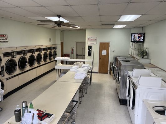 Quaint family run laundromat