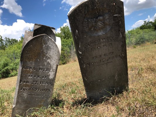 Two of the oldest graves