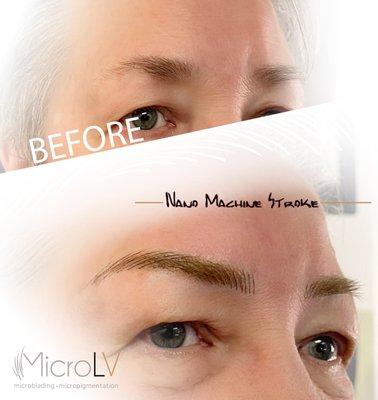 Nano Machine Hair Stroke Brows Las Vegas